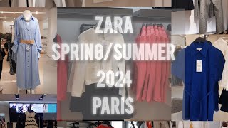 ZARA. NEW TRENDS IN THE SHOPS. PARIS. FRANCE. 2024. #shopping #zara