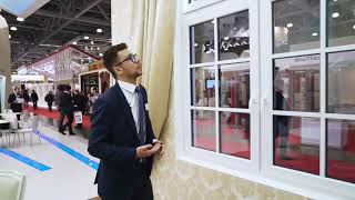 VEKA: Арочное окно SOFTLINE 70 с декоративными элементами