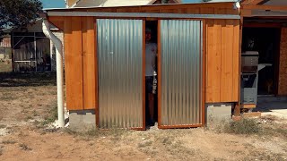 Barn Doors for the Tractor Shed