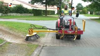 RABAUD - Brosse de desherbage sur tracteur : HERBIONET