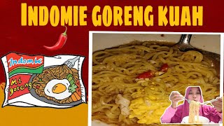 MIE INDOMIE GORENG DI KASIH KUAH TAMBAH BON CABE?? APA ENAK ???😋 // Lynda Purnama