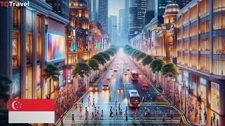 Orchard Road Singapore: Real Night Ambience in City Central