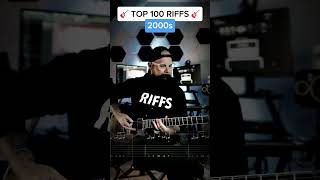 #95 TOP 100 RIFFS 🎸 (2000s) #shorts #thesleeping #top100