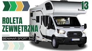 13.  Roleta zewnętrzna - Kamper Bercik - Film instruktażowy dla Benimar Sport 340