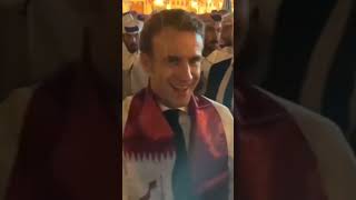 Emmanuel Macron in Qatar for FIFA World Cup 2022 #shorts #president #france #fifaworldcupqatar2022