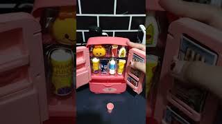 NICE & CUTE MINI FRIDGE PRETEND 😁😁 #shorts #asmr #satisfying #viral #trending #foryou