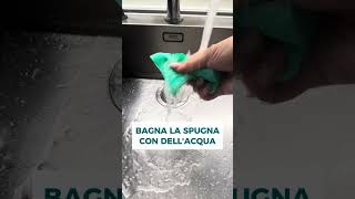 Come pulire le SPUGNETTE della cucina per le pulizie di casa