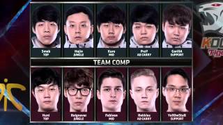 Fnatic vs KOO Tigers | Worlds 2015 SemiFinal Game 2