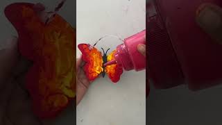 _finger painting idea 😲#shorts #heartbeach #satisfying #blending #gouche #popular plz like+subscribe