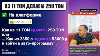 Как из 11 TON сделать 250 TON или Как из 2350р сделать 53000р и войти в авто-программу BigMoneyClub