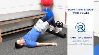 Hamstring Bridge on Foam Roller | Running Hamstring Injury Exercise | SLC Utah Sports Chiropractor