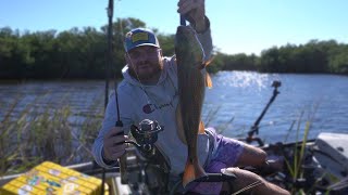 BIG Redfish on a TINY Rod