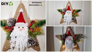 New Year's star ⭐️ Great Idea of Christmas Decoration 2024 🎄made from recycled materials♻️DIY