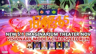 New 5.1 Imaginarium Theater Nov : Visionary Mode Act 10 | Genshin Impact