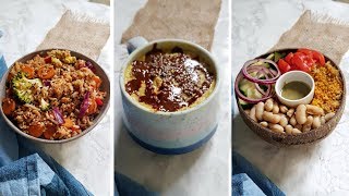 Une Journée Dans Mon Assiette Repas Rapides : Healthy Et Plantbased  En 15 Minutes 🌿