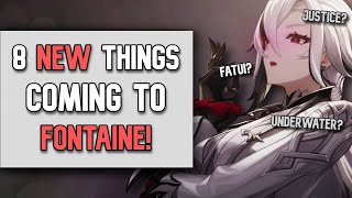 8 NEW Things Coming To FONTAINE in Genshin Impact! | Fontaine Teaser Analysis