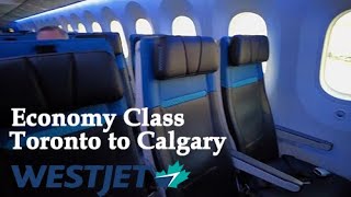 WestJet 787-9 Dreamliner Economy Toronto to Calgary