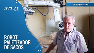 Robot paletizador de sacos de pienso para la empresa Isgoa