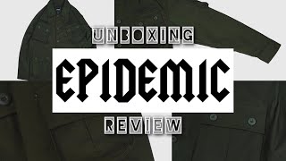 Unboxing jaket EPIDEMIC, Workshirt Green Corner