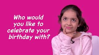 Who would you like to celebrate your birthday with? #Monginis