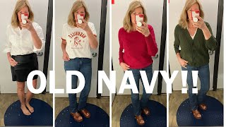 Old Navy In Store Try On!! For Over 50!