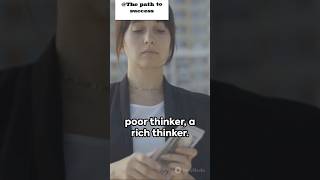 Exploring the Differences Between Poor Thinkers and Rich Thinkers #trending #short #rich #poor