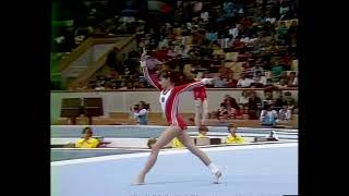 [HDp60] Natalia Shaposhnikova (URS) Floor Team Compulsories 1980 Moscow Olympic Games