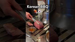 Korean BBQ : Pork neck 🇰🇷🔥 #seoul #southkorea #koreanbbq