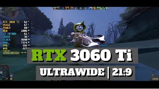 DOTA 2 | Ultrawide 21:9 | RTX 3060 Ti | i7 10700k | 3440x1440p | 2560x1080p | Benchmark