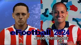 eFootball 2024 ppsspp Javier "Chicharito" Hernández (CD Guadalajara Chivas)