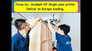 FocusInc. UV single pass printer for printing on book edges machine,  deliver to Europe