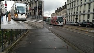 TVR de Nancy (Tramway) Ligne 1 Essey Mouzimpré - Vandœuvre-CHU Brabois Bombardier TVR