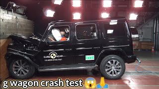 Mercedes G63 amg gwagon  crash test unexpected result 🙏