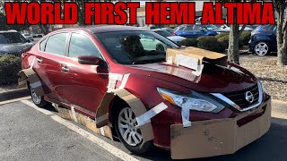 FIRST CARS AND COFFEE AND WORLD FIRST HEMI ALTIMA