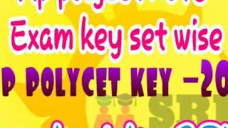 Ap polycet exam key-2018