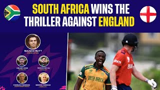 South Africa wins the thriller against England | Salman Butt | T20 World Cup 2024