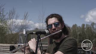 Busking in Fort Langley, British Columbia