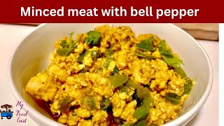 Ground Chicken and Bell Pepper Recipe | The Best recipe ever