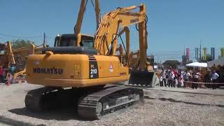 Teste komatsu excavator