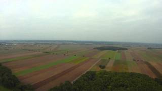 Forced landing practice with strong wind/Trening lądowania przymusowego z silnym wiatrem.