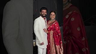 So Finally Sonakshi sinha and Zaheer iqbal made first appearance after wedding #trending #married d