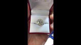 3ct Ring Diamond Engagement Ring by Ritz Jewelers in Los Angeles #ritzjewelers