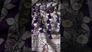 Pure Banarasi Katan Silk Saree Handloom Made 7524931212 #bridalsarees #youtubeshorts #trend #shorts