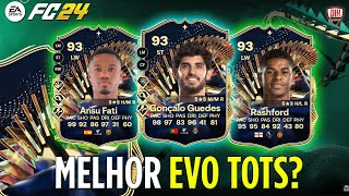 QUAL A MELHOR EVO TOTS ATTACKER PLUS? GUEDES, FATI, RASHFORD 93 EA FC 24