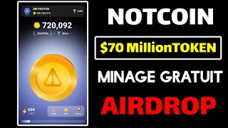 NOTCOIN : Gagner de 250000 FCFA juste tapotant votre ecran