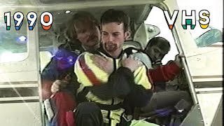 Skydiving in the 1990s | VHS Footage