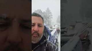 Truck Flipped in Snow / Rescue