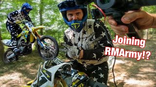 My First Time Riding THE Rmz250 | Both Tires Get AirBorne?! | MTB Training Session