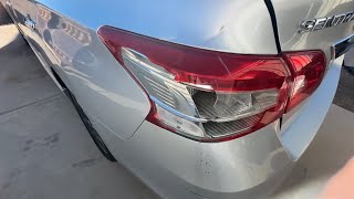 Nissan Sentra Taillight Removal and Installation.