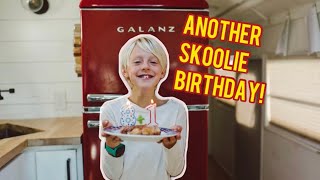 Elijah's SKOOLIE BEACH Birthday!